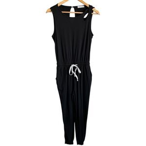 Kirundo Black Sleeveless Jumpsuit